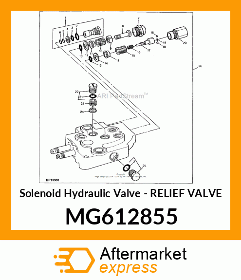 Solenoid Hydraulic Valve MG612855