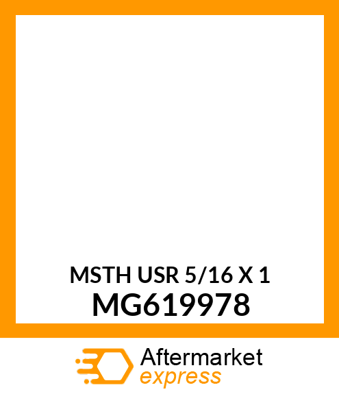 MSTH USR 5/16 X 1 MG619978