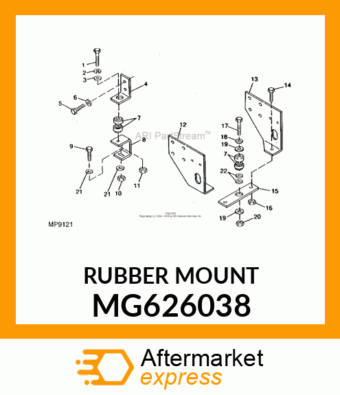 RUBBER MOUNT MG626038