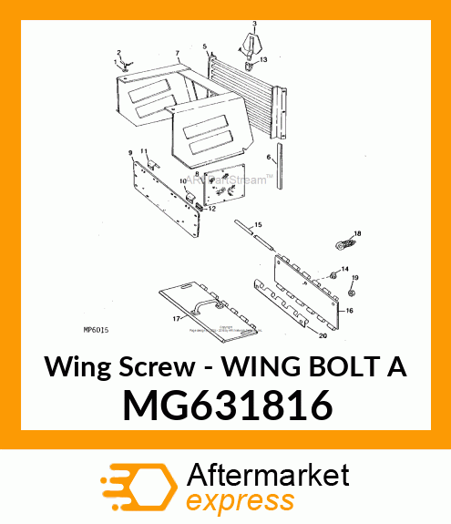 Wing Bolt A MG631816