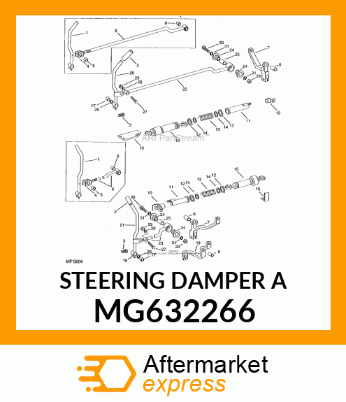 STEERING DAMPER A MG632266