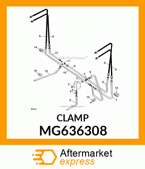 Clamp MG636308