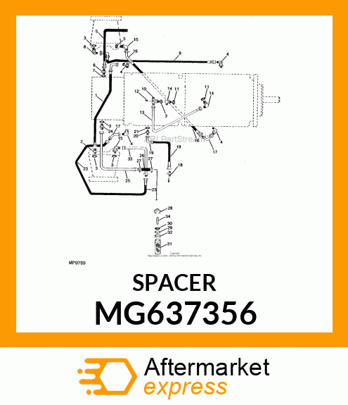 Gasket MG637356