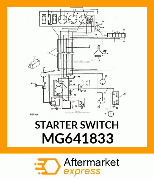 STARTER SWITCH MG641833