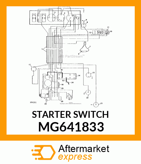 STARTER SWITCH MG641833