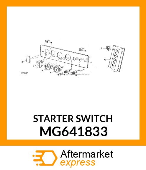 STARTER SWITCH MG641833