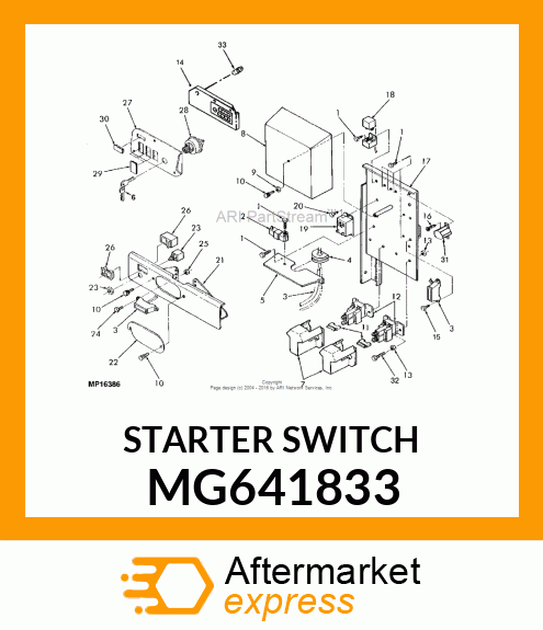 STARTER SWITCH MG641833