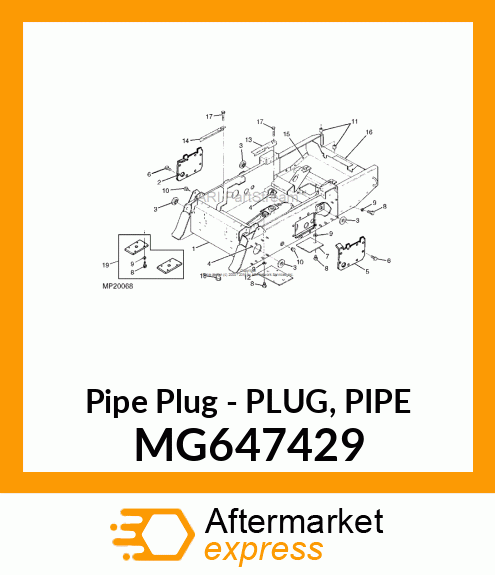 Plug Pipe MG647429