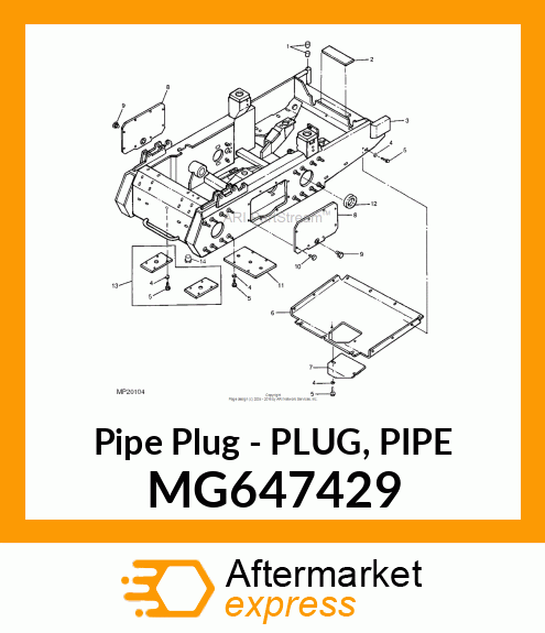 Plug Pipe MG647429