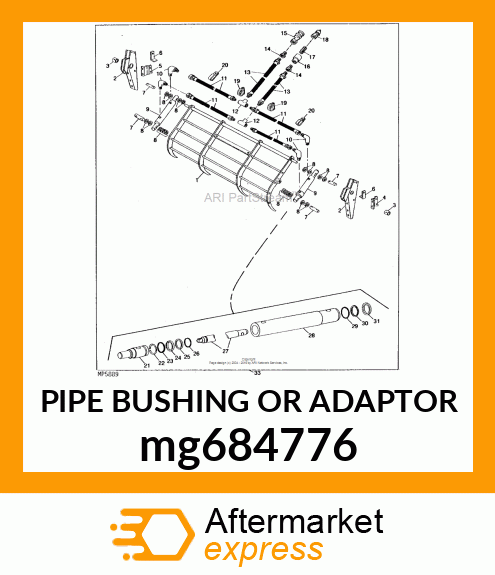 PIPE BUSHING OR ADAPTOR mg684776