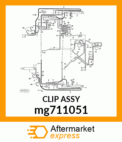 CLIP ASSY mg711051