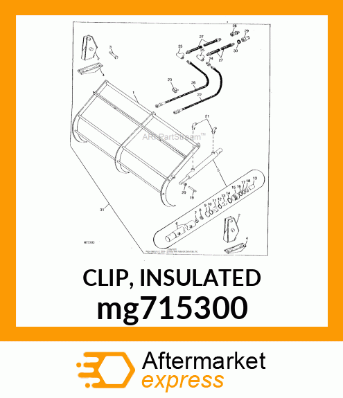 CLIP, INSULATED mg715300