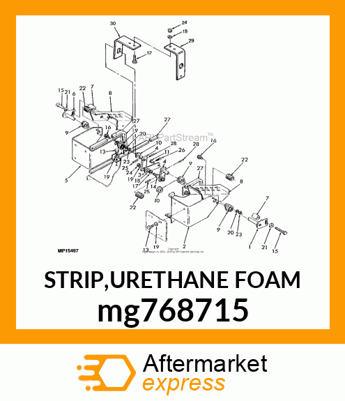 STRIP,URETHANE FOAM mg768715