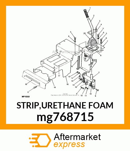 STRIP,URETHANE FOAM mg768715