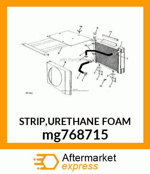 STRIP,URETHANE FOAM mg768715