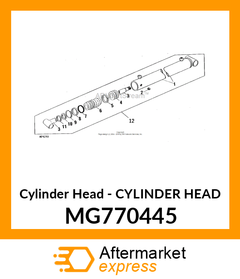 Cylinder Head MG770445