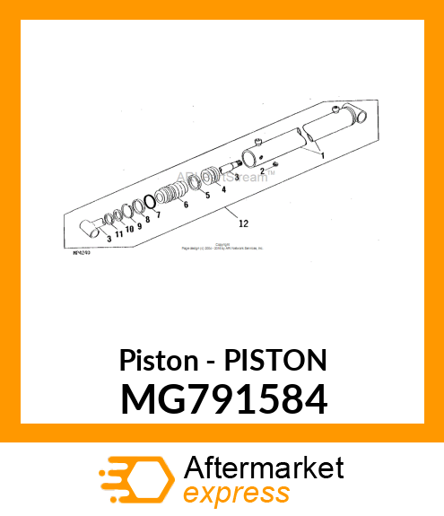 Piston MG791584