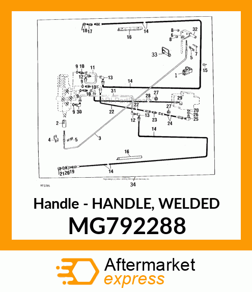 Handle Welded MG792288