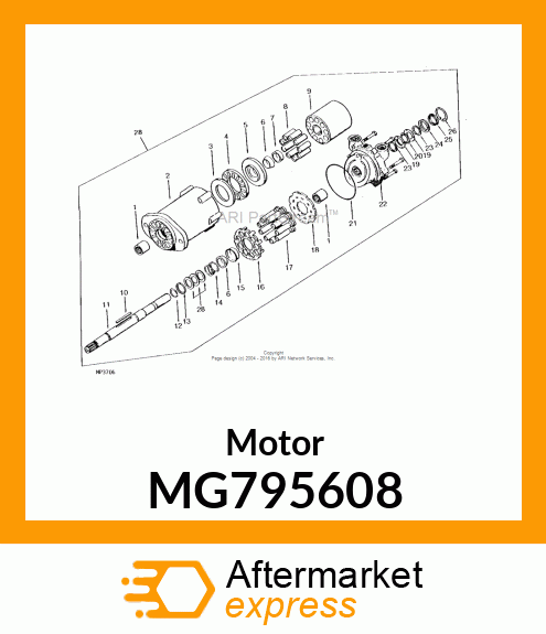 Motor MG795608