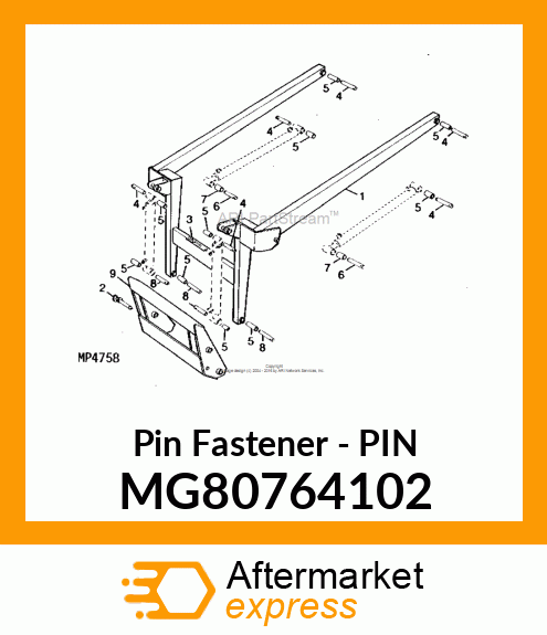 Pin Fastener MG80764102