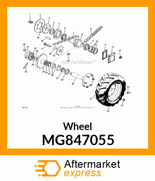 Wheel MG847055