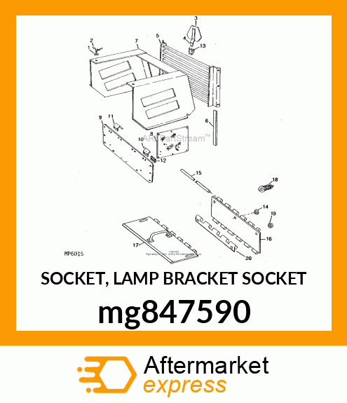 SOCKET, LAMP BRACKET SOCKET mg847590