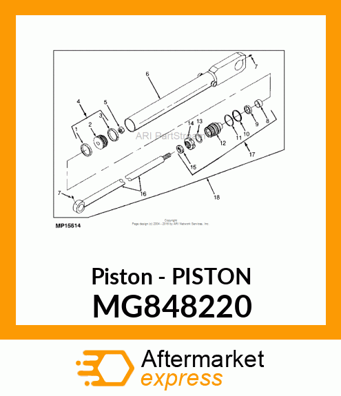 Piston MG848220