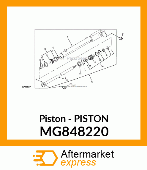 Piston MG848220