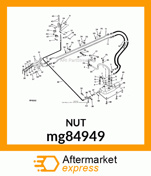 NUT, HEX mg84949