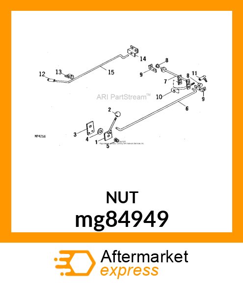 NUT, HEX mg84949