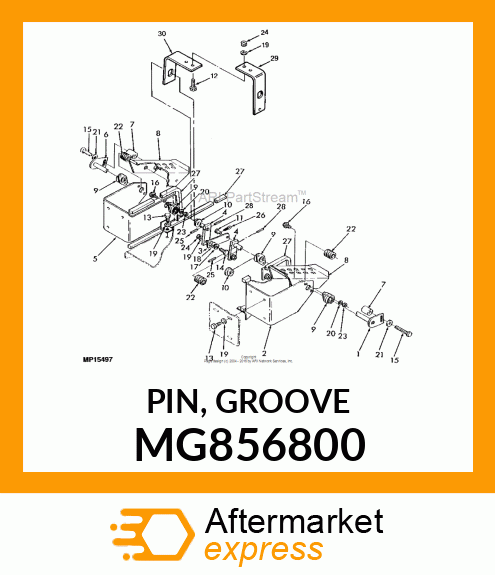 PIN, GROOVE MG856800