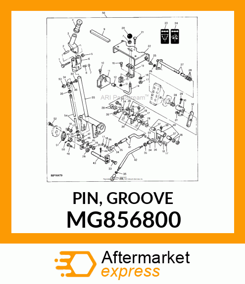 PIN, GROOVE MG856800