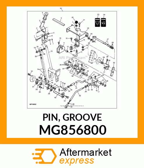 PIN, GROOVE MG856800