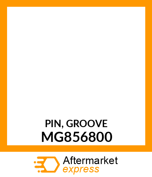 PIN, GROOVE MG856800