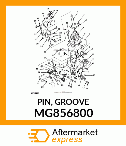 PIN, GROOVE MG856800