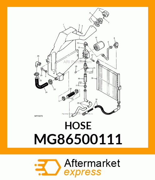 HOSE MG86500111