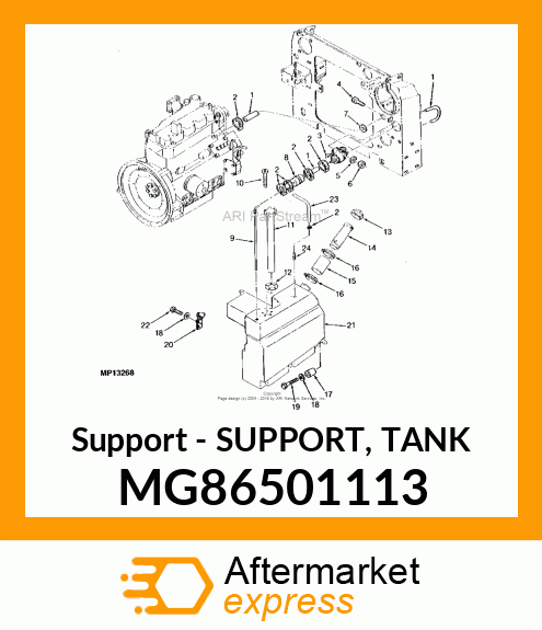 Support Tank MG86501113