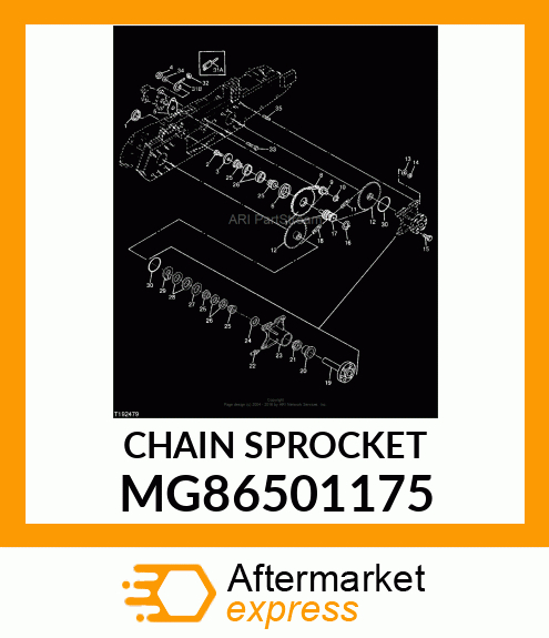 Chain Sprocket MG86501175