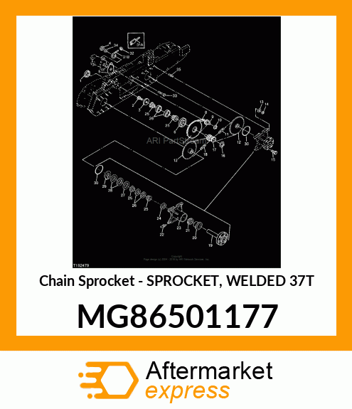 Chain Sprocket MG86501177
