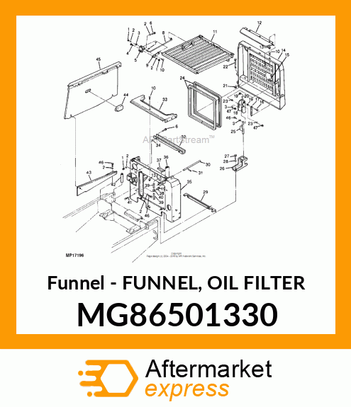 Funnel Oil Filter MG86501330