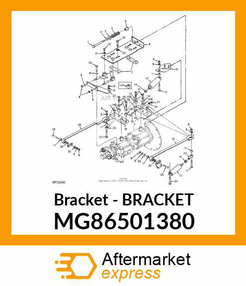 Bracket MG86501380