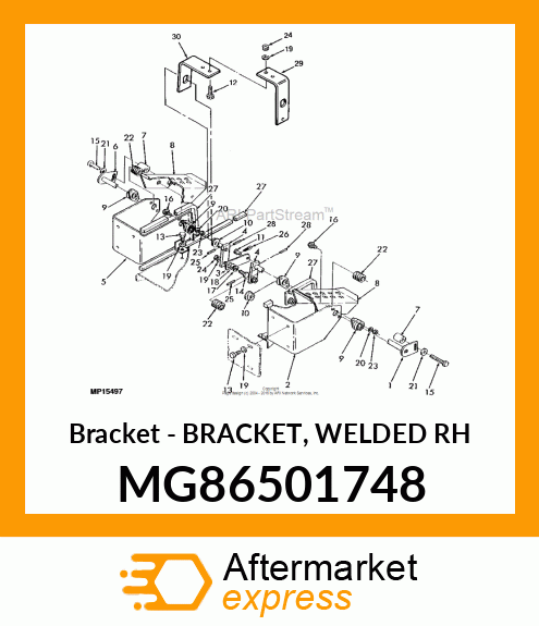 Bracket MG86501748