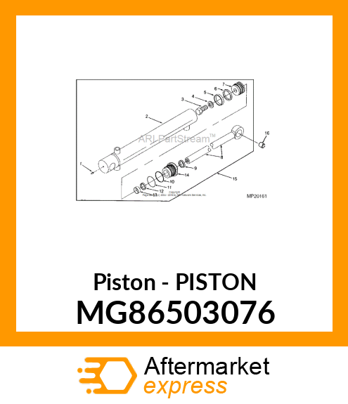 Piston MG86503076