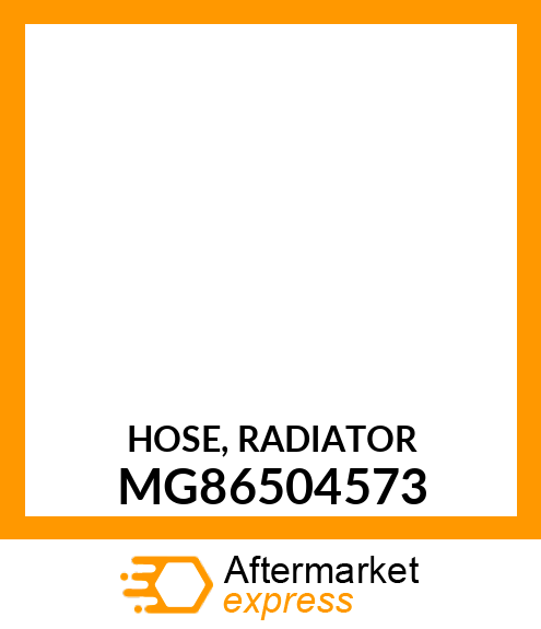 HOSE, RADIATOR MG86504573