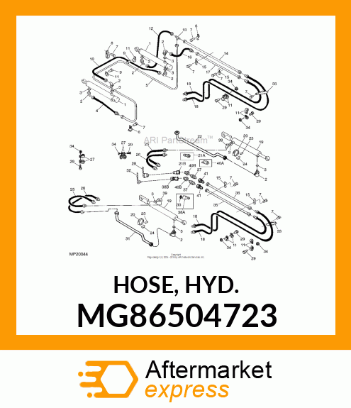 HOSE, HYD. MG86504723