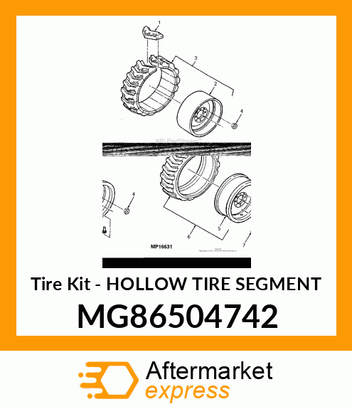 Hollow Tire Segment MG86504742