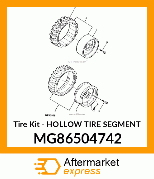 Hollow Tire Segment MG86504742