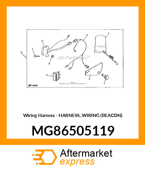 Wiring Harness Beacon MG86505119