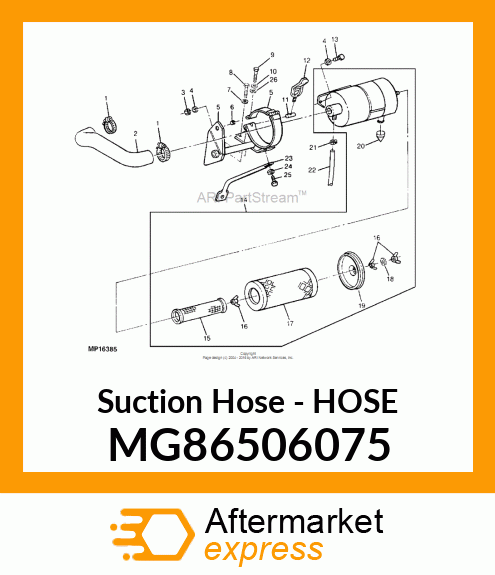 Suction Hose MG86506075