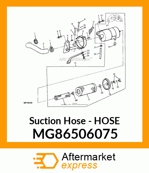 Suction Hose MG86506075